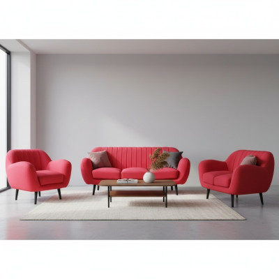 Sofa set 3+2+1 Couch Upholstered Sofas Living Room Design Chesterfield