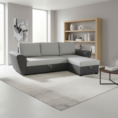 Design corner sofa sofa bed function Alina couch upholstery seat corner sofas new