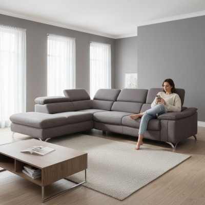 "Design corner sofa sofa bed function couch upholstery seating corner sofas couches new Reno"