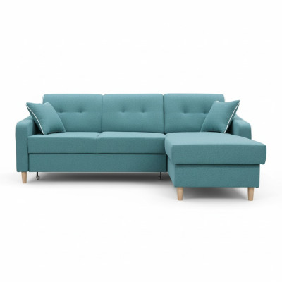 Design corner sofa Sofa Sina with bed function, couch upholstery seat corner sofas sofa bed