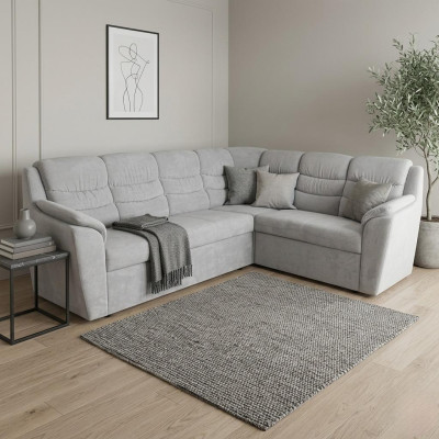 Sleeper Sofa Pull-Out Couch Fabric Corner Sofa Upholstered Corner Textile Sofas Verso