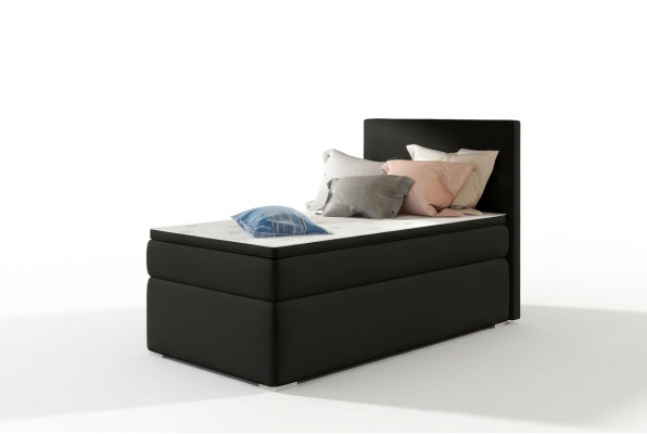 Box spring bed hotel beds 90x200cm leather complete bed box topper