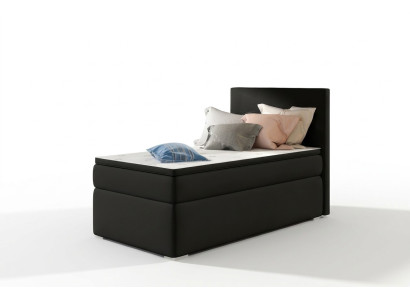Box spring bed hotel beds 90x200cm leather complete bed box topper