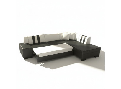 Classic Design Corner Sofa Porto II Bed Function Couch Textile Sofas Sleep Sofa