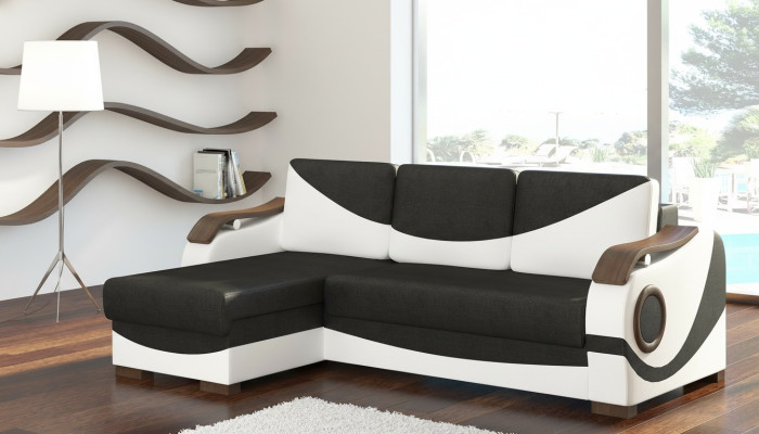 Design corner sofa Perto bed function couch upholstery fabric sofas couches sleeping