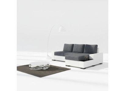 Design corner sofa, sleeper sofa, bed function, sofa couch, leather upholstery, fabric sofas, new.