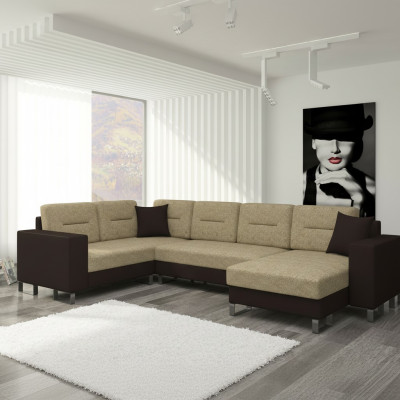 Design corner sofa, sleeper sofa, bed function, couch, leather, upholstery, fabric sofas, new 3260.