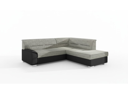 Design corner sofa sofa bed bed function couch leather textile upholstery sofas new 8349
