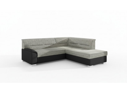 Design corner sofa sofa bed bed function couch leather textile upholstery sofas new 8349