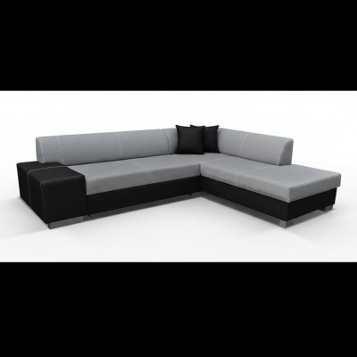 Design corner sofa bed sofa bed function couch leather textile upholstery sofas new 8984