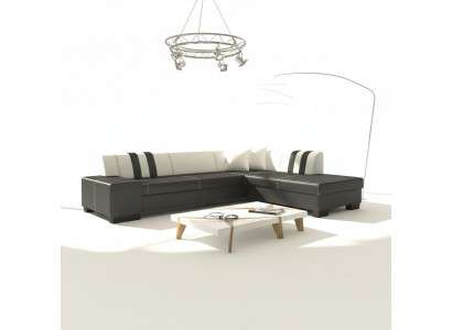 Design corner sofa sleeper sofa bed function sofas couch leather textile upholstery new
