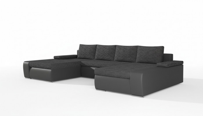 XXL Big Sleeper Sofa Relax Living Room Corner Sofa Set Upholstered Couch Corner Set