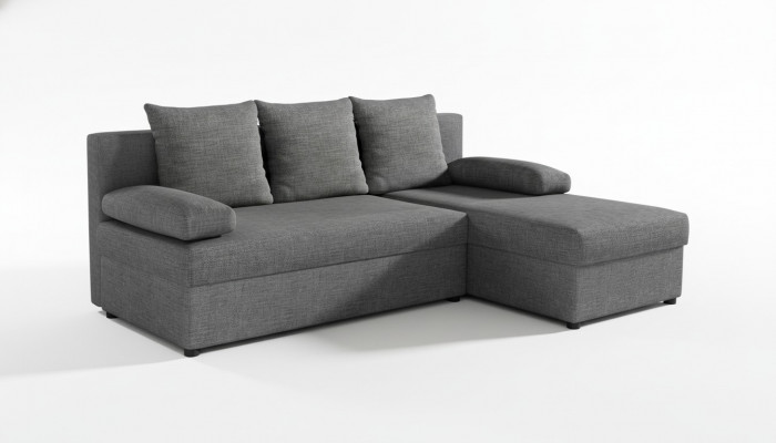 Modern sofa bed couch upholstery corner sofa set with bed function textile leather