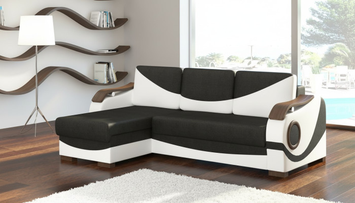 Sofa bed function, functional sleeper sofa, corner sofa, textile fabric couch upholstery set.