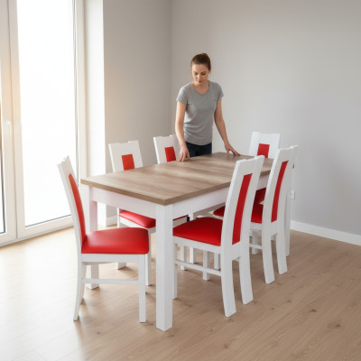 Tables Dining Set Dining Room Suite Table 6 Chairs Chair Set Wood