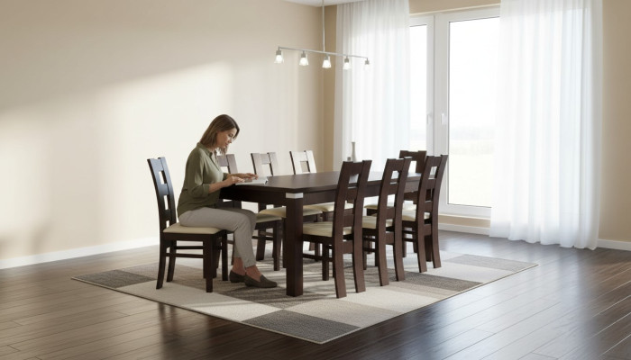Tables dining group table 10 chairs dining room suite chair set wood
