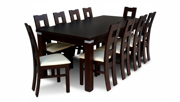 Tables dining group table 10 chairs dining room suite chair set wood
