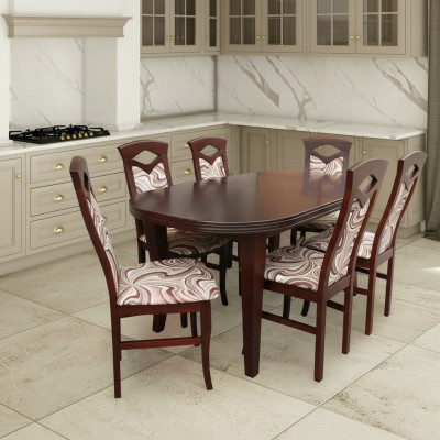 Dining table seating set table chair set dining room furniture design 6 chairs