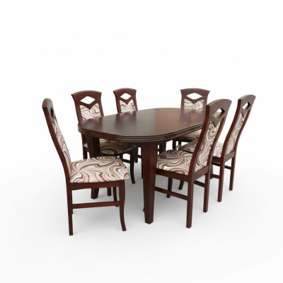 Dining table seating set table chair set dining room furniture design 6 chairs