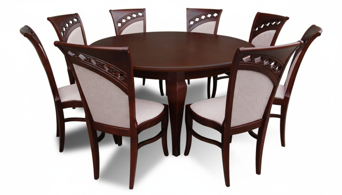 Round table, round table, wooden table, round conference table, meeting table.