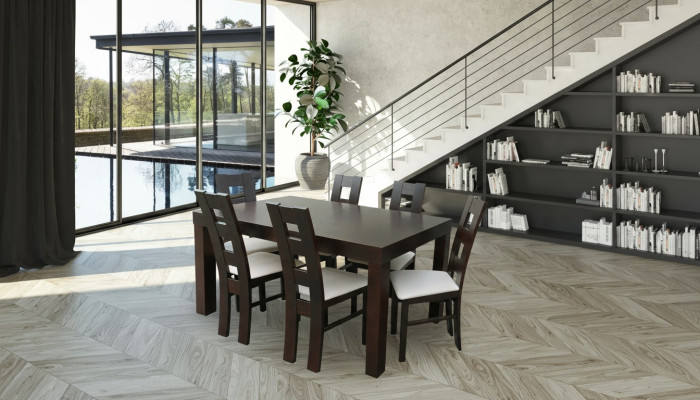Designer table + 6 chairs decor sets complete living room dining room