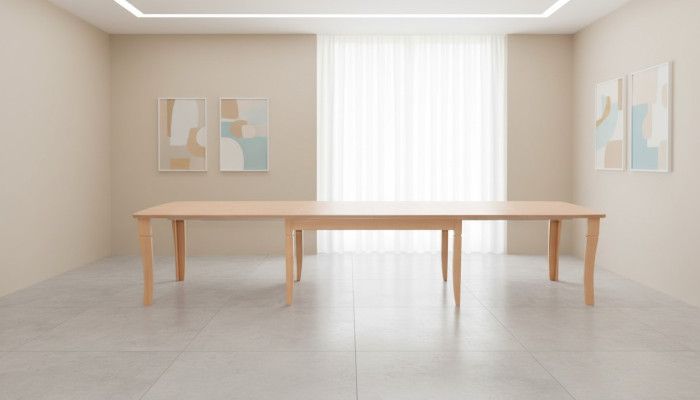 XXL Table 400cm Big Designer Conference Table Wooden Table Tables Meeting