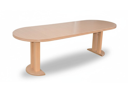 XXL Big Designer Conference Table Wood Table Decor Tables Meeting Dining Room