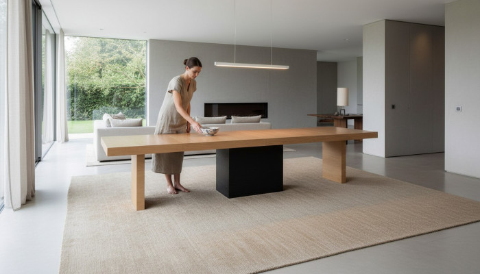 Modern XXL office conference table tables wood dining room meeting