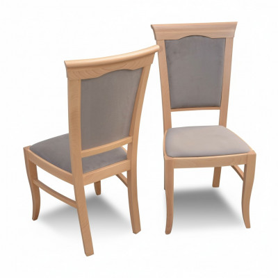 Luxury Design Upholstered Chair Chairs Seat Backrest Office Dining Room Solid Wood