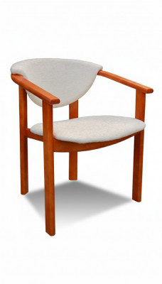 Luxury Design Upholstered Chair Chairs Seat Back Office Dining Room Solid Wood K27 New