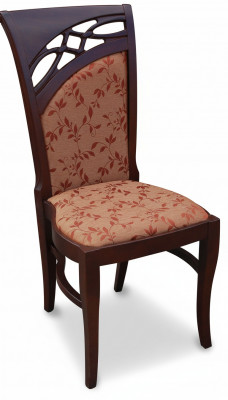 Luxury design upholstered chair chairs seat wood backrest office dining room