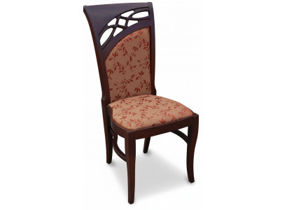 Luxury design upholstered chair chairs seat wood backrest office dining room