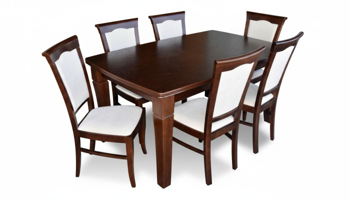 Designer table + 6 chair set complete living room dining room