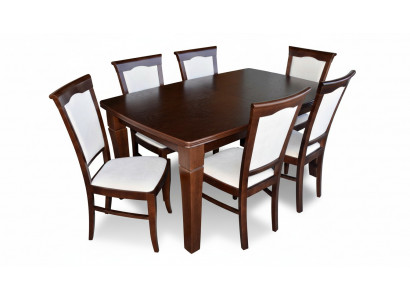 Designer table + 6 chair set complete living room dining room