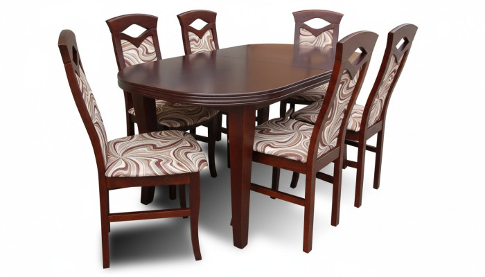 Designer dining table set + 6 chairs chair tables wood table office