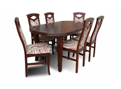 Designer dining table set + 6 chairs chair tables wood table office