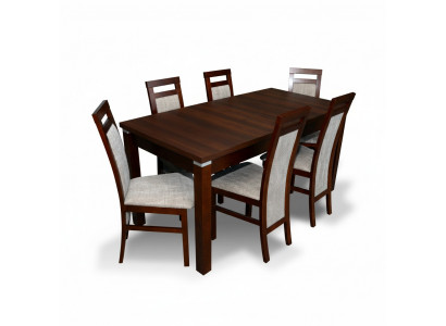 Dining set dining table set dining room table wood 6x chairs chair