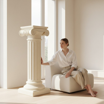 Greek Column Antique Style Design Columns Luxury Supports New 100cm Large New