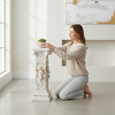 Design Columns Antique Decorative Column Flower Column Stand Pedestal 1073