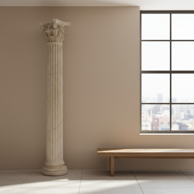 Design column antique decorative column pillar flower column stand pedestal new 228cm