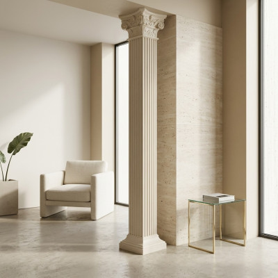 XXL Greek Column Antique Style Design Columns Luxury Supports New 300cm Large