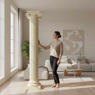 XXL Greek Column Antique Style Design Columns Luxury Pillars New 218cm Large New