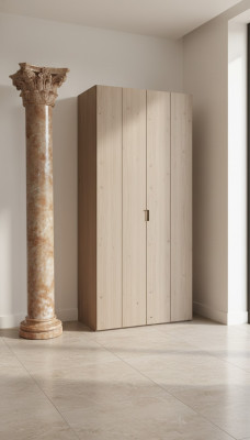 XXL Greek Column 300cm Large Style Design Columns Luxury Supports Antique Style