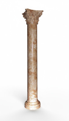XXL Greek Column 300cm Large Style Design Columns Luxury Supports Antique Style