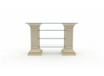 Design Display Cabinet Glass Column Display Shelves TV Cabinet Living Room 1872 New