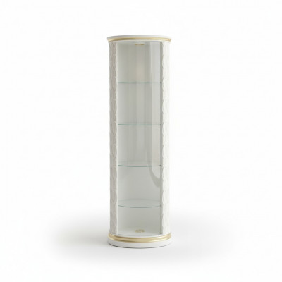 XXL Display Cabinet Bar Shelf Glass Beveled Edge Cabinet Showcase Column 181.5 cm 1883 New