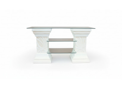 Design Showcase Shelf Glass Column Display Shelves TV Cabinet Living Room 1841 New