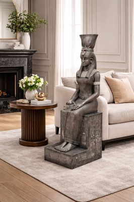 XXL Designer Figure Goddess Isis Statue Sculpture Decoration Figures Statues 123cm