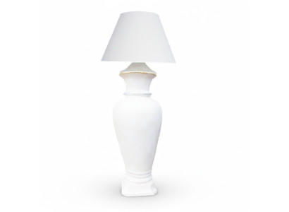 Design Floor Lamp Vase XXL Lamp Shelf Illuminated Display Case 132cm