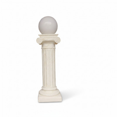 Column Illuminated Decoration Column Lamp Light Figures Sculpture Sculptures